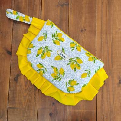 Limited Edition Pouch – Amalfi Lemon Tiles