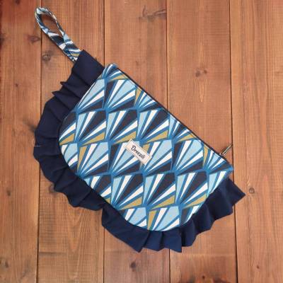 Limited Edition Pouch – Midnight Geo Blue