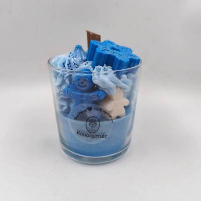 Χειροποίητο Φυτικό Κερί Κουραμπιές – Limited Christmas Edition 💙