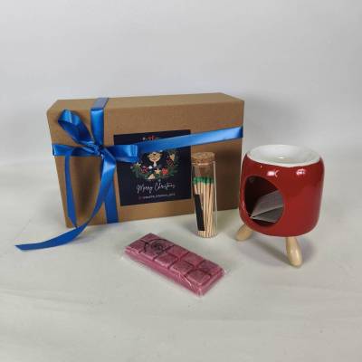 Χριστουγεννιάτικο Gift Box – Καυστήρας & Wax Melts