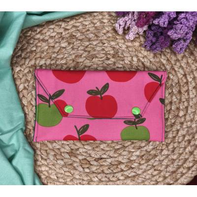 mini pouch θήκη καπνού μήλα χειροποίητο Oreozili