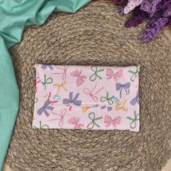 Χειροποίητο mini pouch Sweet Bows με σχέδιο φιόγκους Oreozili