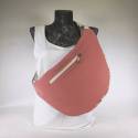Geometric Χειροποίητη Bumbag Blush Pink | Oreozili