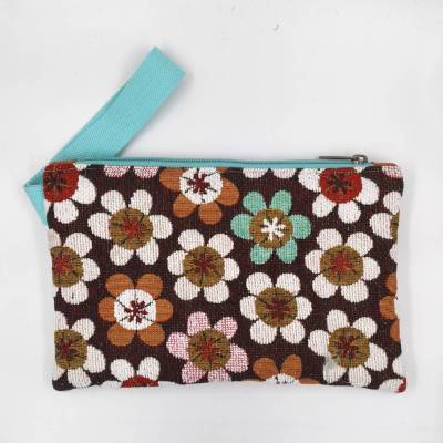 Χειροποίητο πορτοφόλι-τσαντάκι χειρός με χερούλι καρπού