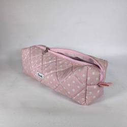Hair Tool Pouch – Ροζ Baby Πουά Νεσεσέρ Μαλλιών