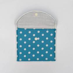 Χειροποίητη Θήκη – Teal Polka Mood