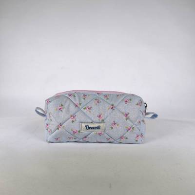 Χειροποίητο νεσεσέρ – Blue Floral Pencil Case
